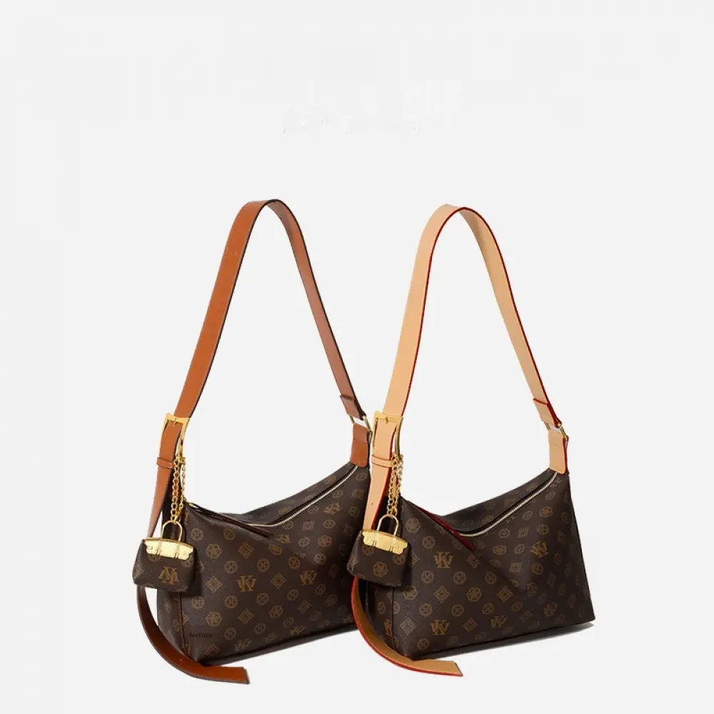 Mia Bag Shop hoboAn elegant ladies' hobo bag. It's a high - quality handbag and single - shoulder bag suitable for both work and leisure, exuding a sense of fashion Length 30, width 11 and height 20. The shoulder strap can be up to 140cm in length. tiktok