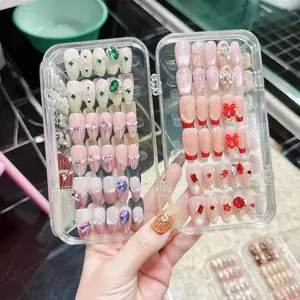 Portable Foldable Nail Art Storage Box, Multi-Layer Nail Organizer, Travel-Friendly Nail Tool Kit, Ideal for Nail Technicians