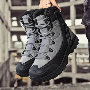 Winter Waterproof Hiking Boots for Men - Warm, Anti - Slip, Lightweight & Durable botas