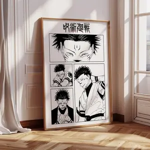 Jujutsu Kaisen Anime Poster, Sukuna Art, JJK Sukuna Poster, Sukuna Jujutsu Kaisen, Anime Wall Print, Sukuna Print, Anime Print