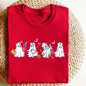 Halloween Nurse Crewneck Sweatshirt, Nursing Student sweatshirt, Cute Nurse Sweatshirt