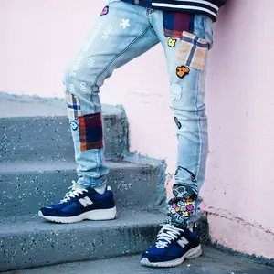 Our Flowers Distressed Jean Our Flowers Distressed Jean