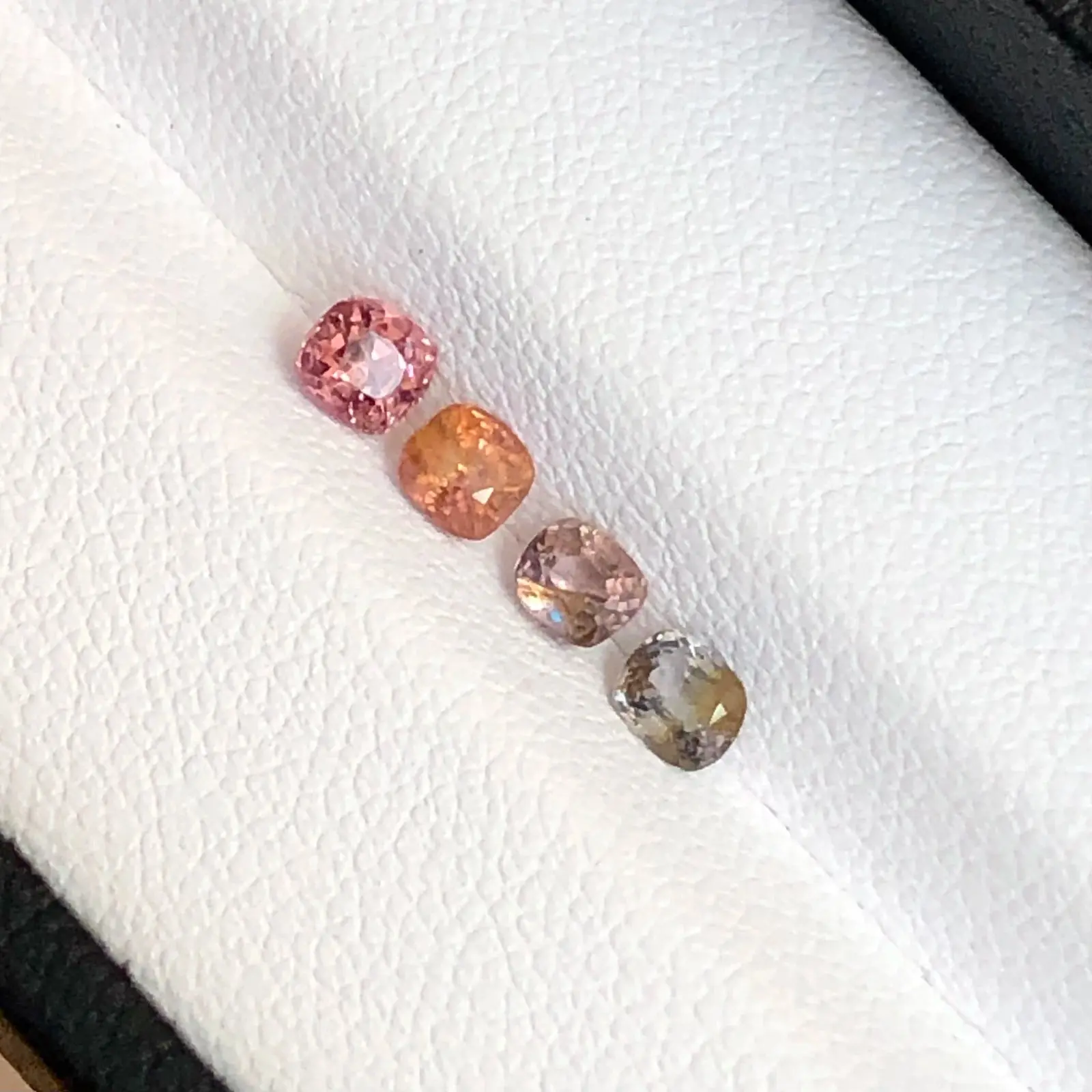 1.10ctw Natural Multi-Color Spinel Lot - 4 Pieces - Fiery Luster - Rare Earth-Mined Suite (WAV72)