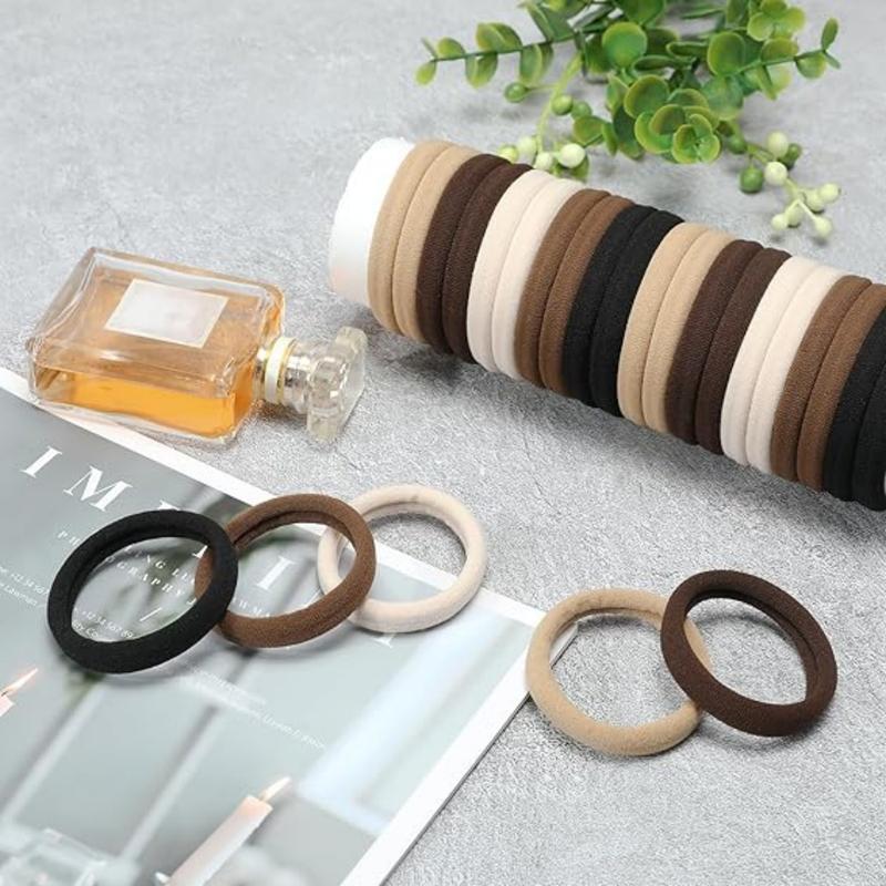 50pcs unisex cotton wide brimmed headband with no marks, anti slip, and no damage to hair ponytail accessories (mix colors freely), no damage to hair,