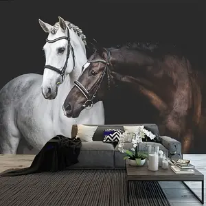 Horse Pattern Tapestry, Polyester Tapestry, Wall Hanging For Living Room Bedroom Office, Home Decor Room Decor Party Decor, With Free Installation Package