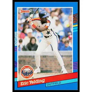 Eric Yelding 1991 Donruss #277 Houston Astros