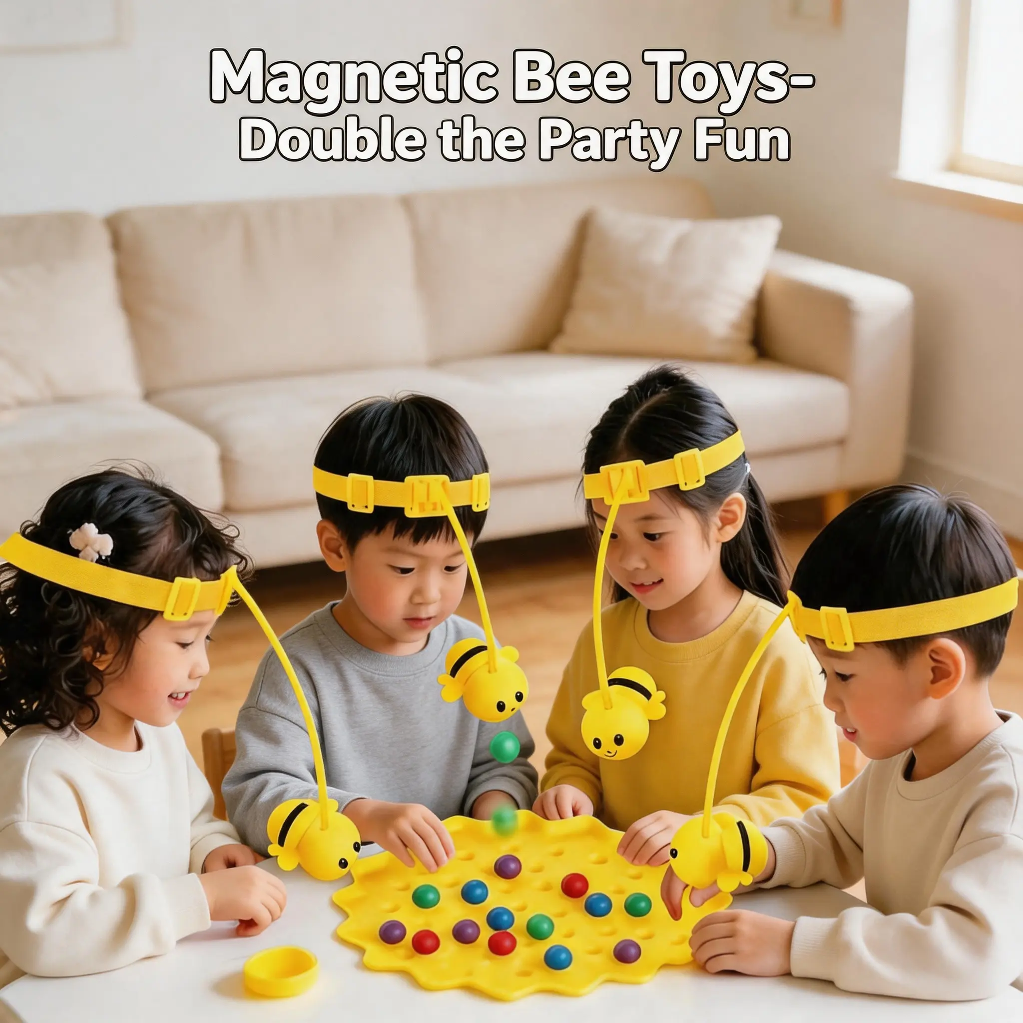 Magnetic Bee Fishing Game Toy Board Game, Kid's Toys,Tabletop Game,Parent-Child Interaction, Party Essential, Animal-Themed Early Learning Toy family adventure game family adventure game Multiplayer board game