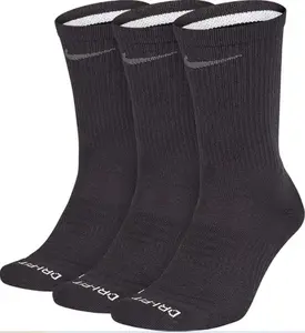 Nike Pro Everyday Max Black Cushioned Training Crew Socks 3 Pack Size X-Large 12-15