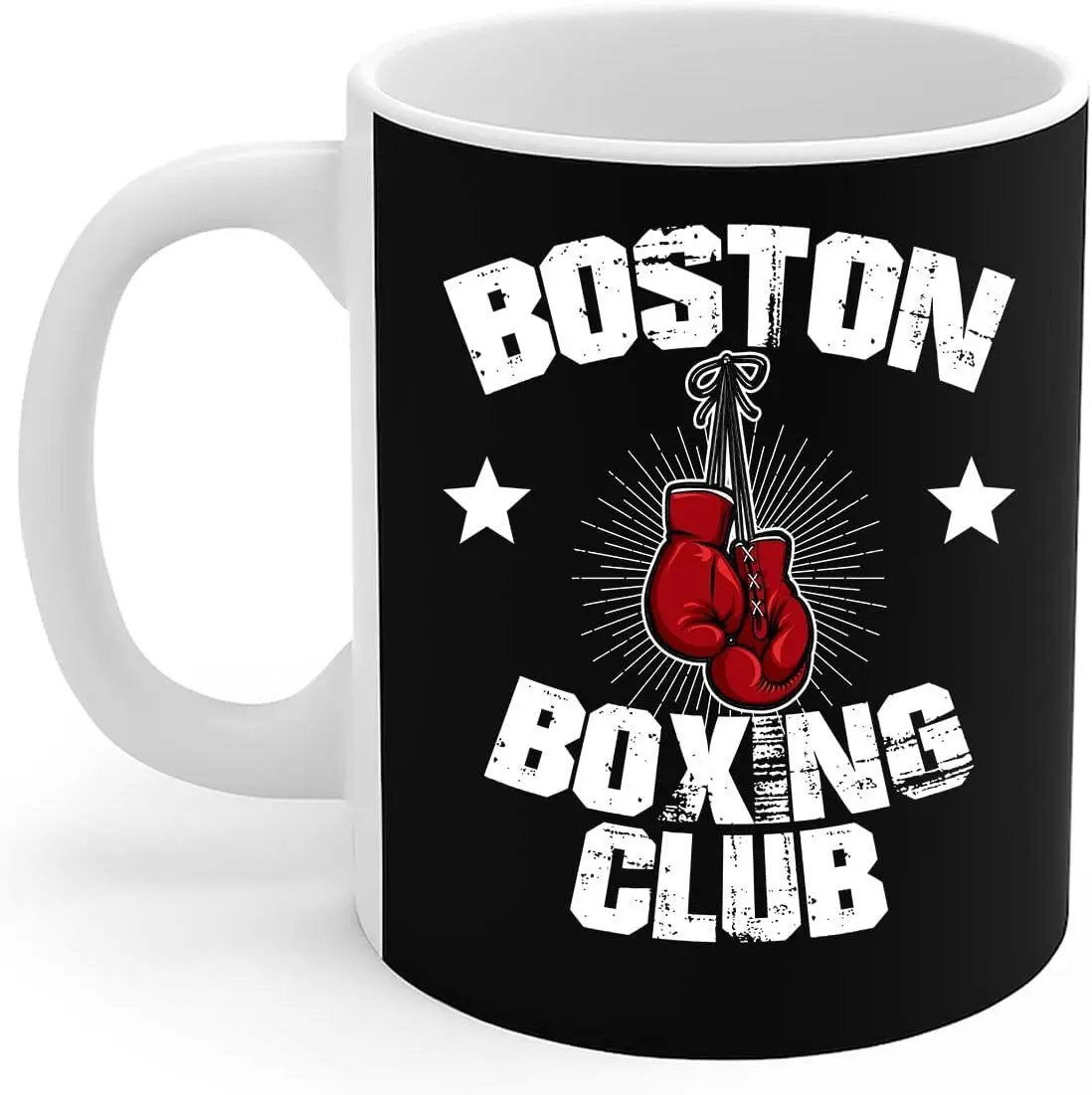 Boxing Day Mug Boston Boxing Club Vintage Distressed Boxer Boxing Lovers Gift Coffee Mug 11oz