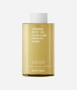 Firming Body Oil 400ML - Organic Blend with Coffee Extract for Firmer Skin & Elasticity - Lightweight Dry Finish - Made in Australia