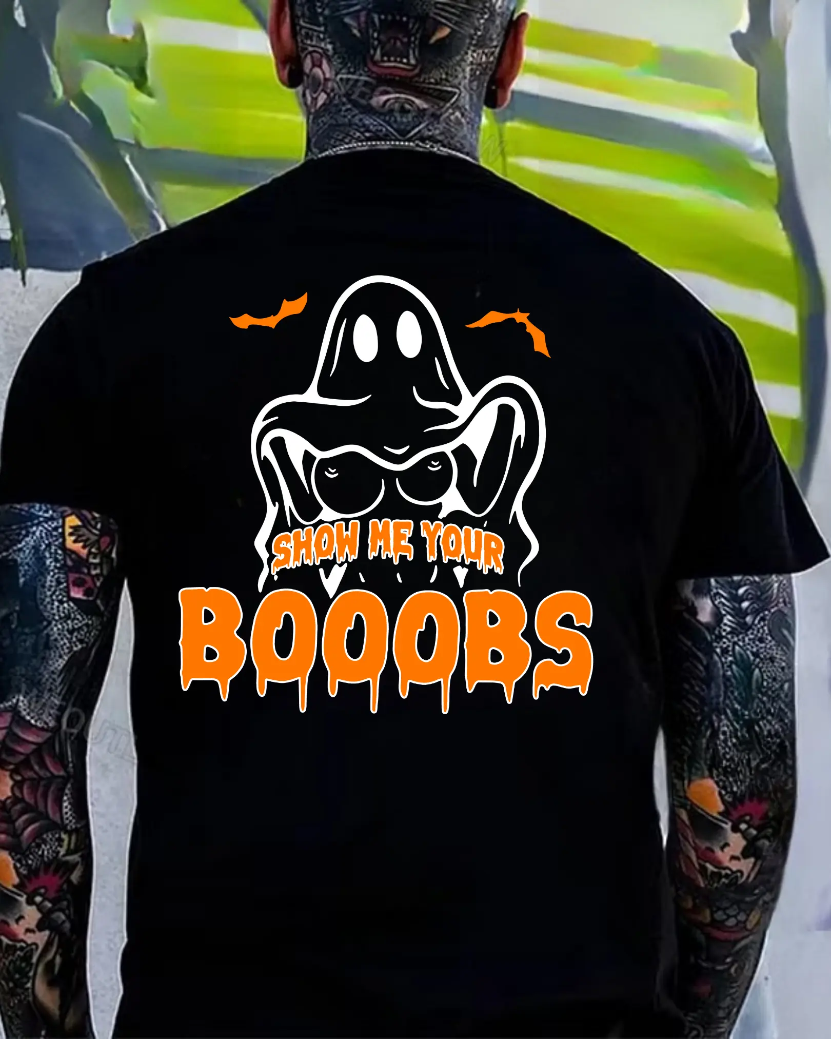 Show Me Your Booobies Printed Men's T-Shirt