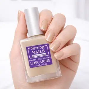 LOVCARRIE Nail Care Keratin 3-Day Treatment for Soft Peeling Nails Promotes Growth Strengthens No UV Lamp Required 17ml/0.57fl.oz
