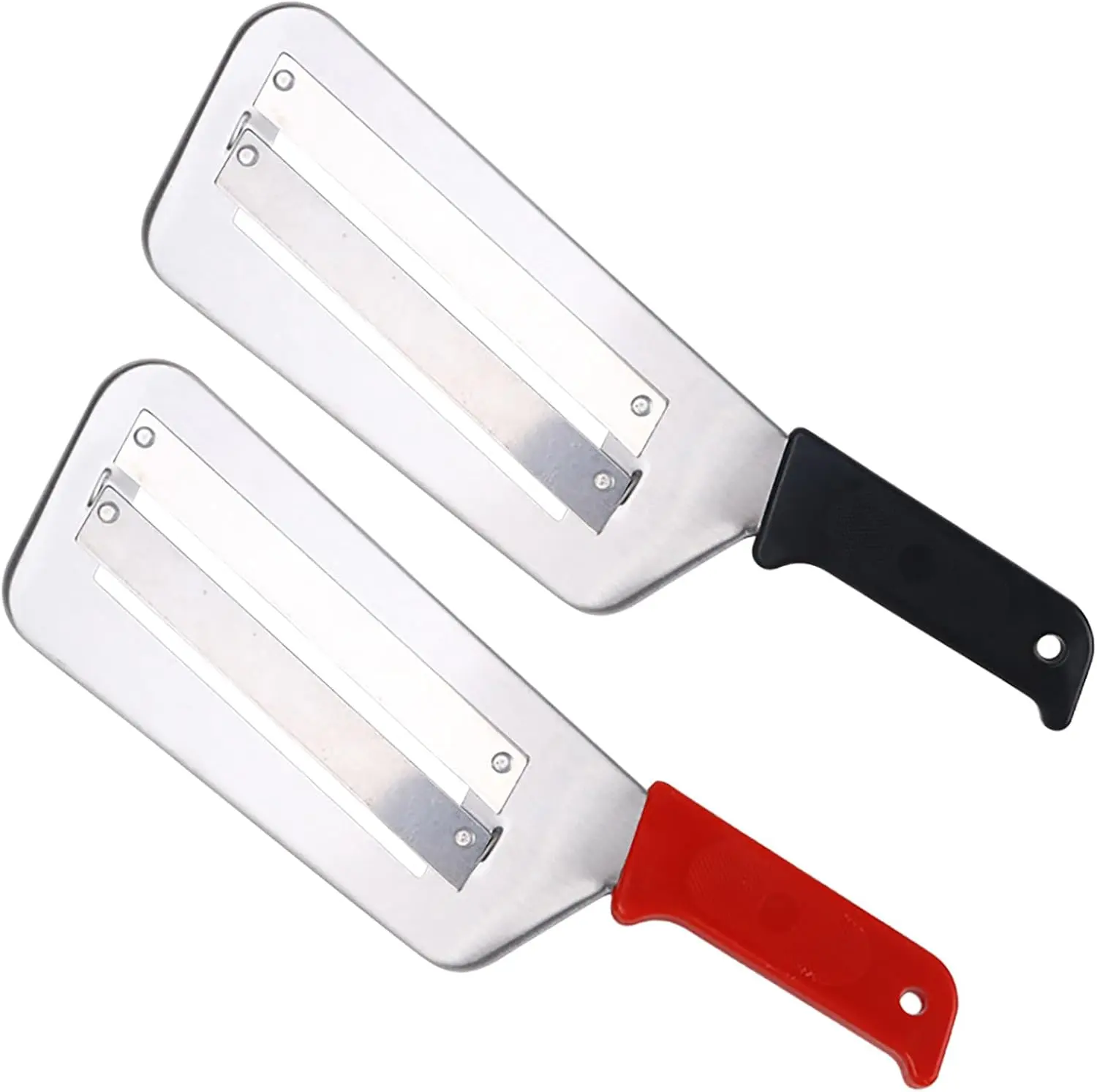 2-Pack Stainless Steel Vegetable Shredder Set, Kitchen Utensils with Sharp Blade for Coleslaw, Cabbage and Lettuce Preparation