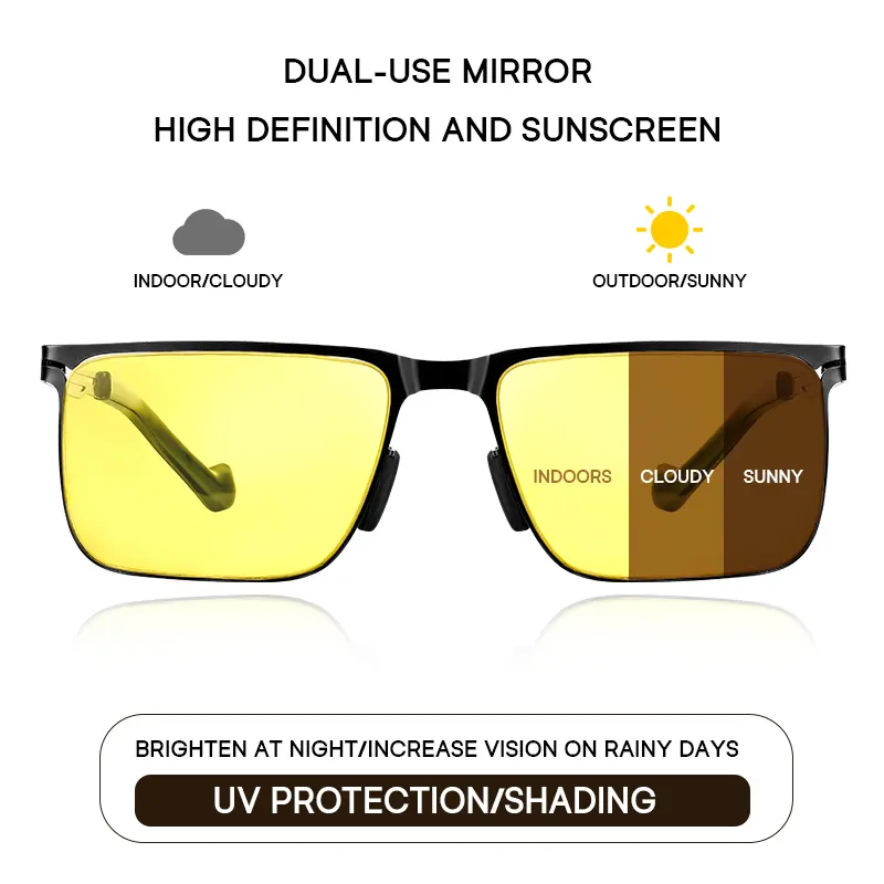FEICE HD polarized sunglasses, suitable for both men and women, with UV400 protection, super lightweight glasses, safe for day and night, ideal for fishing, golf, and outdoor activities