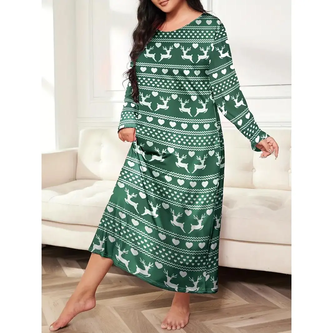 Christmas Elk   Green