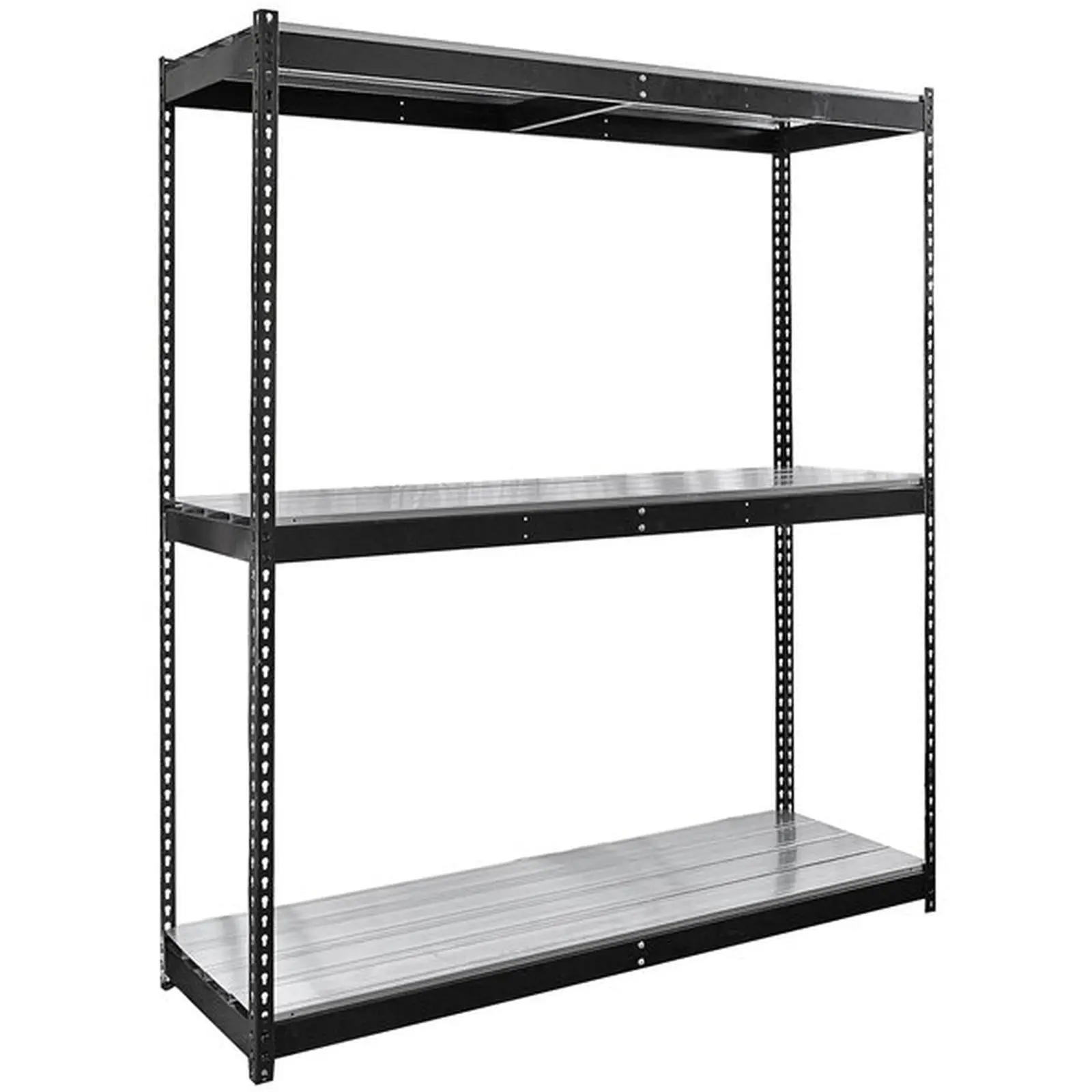 Hallowell 24 x 60 x 84 4- Shelf Boltless Shelving, Decking, 8000lb capacity WS-DRHC483084-3S-E-ME