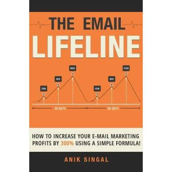 USED Book - The Email Lifeline: How To Increase Your Email Marketing Profits By 300% Using A Simple Formula by Anik Singal (Paperback) - english