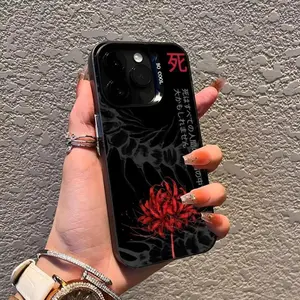 Tokyo Anime Ghoul Phone Case Matte Silver Hard Cover for iPhone 15 16 14 13 12 11 Pro Max Plus XS X Shockproof Protective