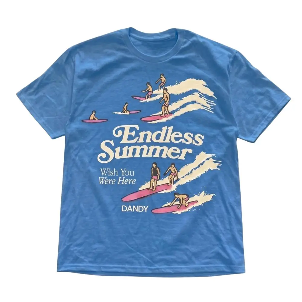 The Endless Summer Surf Graphic Tee, Retro Beach Vacation Shirt, Vintage Surfer T-Shirt, Gift For Woman, Gift For Men, Womenswear Top Underwear Streetwear, Trending Shirt