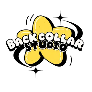 Back collar height shop logo