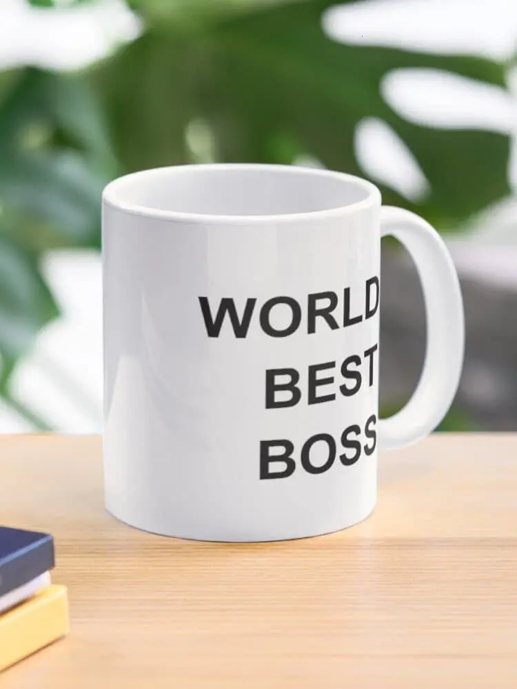 Worlds Best Boss The Office Dunder Mifflin Coffee Mug