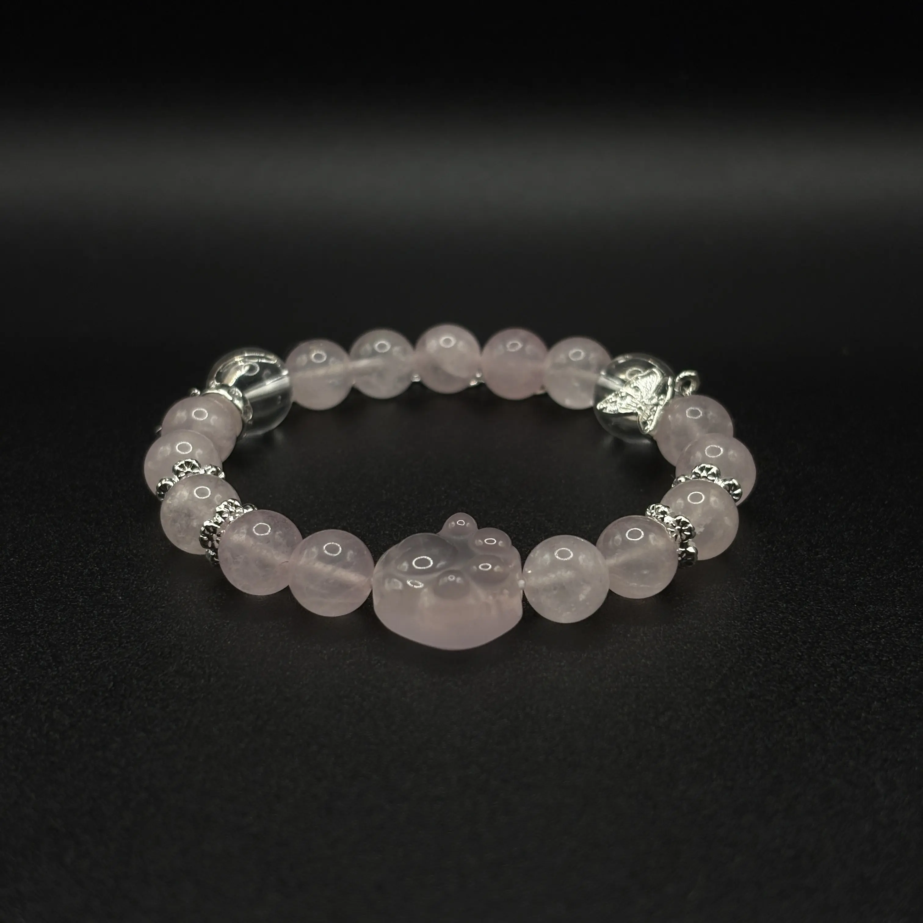 Rose Quartz × Clear Quartz | Love & Self-Gentleness Bracelet