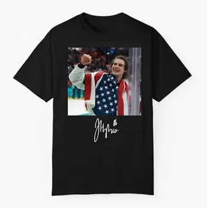 Jack Hughes Golden Goal Shirt, Team USA inspired graphic Tshirt, Retro Graphic Tee, Unisex Sweatshirt, Full Size Gift For Fans