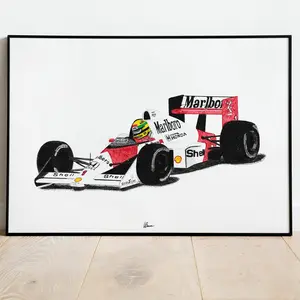 McLaren MP4/5 Print Racing Icons: Formula One Wall Art
