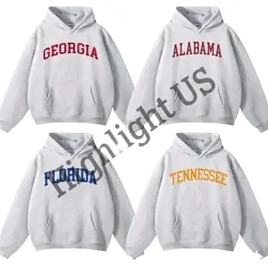 Vintage College Basic Logo All Football Teams Hoodie Streetwear Menswear Top Sports Classic Tee Casual Sweater Hoodie Pullover Long Sleeve unisex hoodie DG