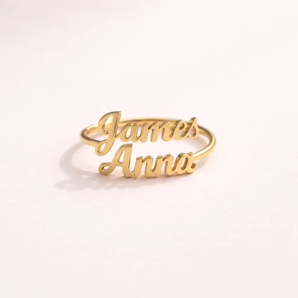 Couple Name Ring, Multiple Name Ring, Two Name Ring, Name Customized Ring Gift For Mother, Name Personalized Ring, Double Name Wedding Ring