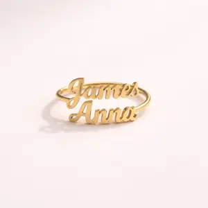 Couple Name Ring, Multiple Name Ring, Two Name Ring, Name Customized Ring Gift For Mother, Name Personalized Ring, Double Name Wedding Ring