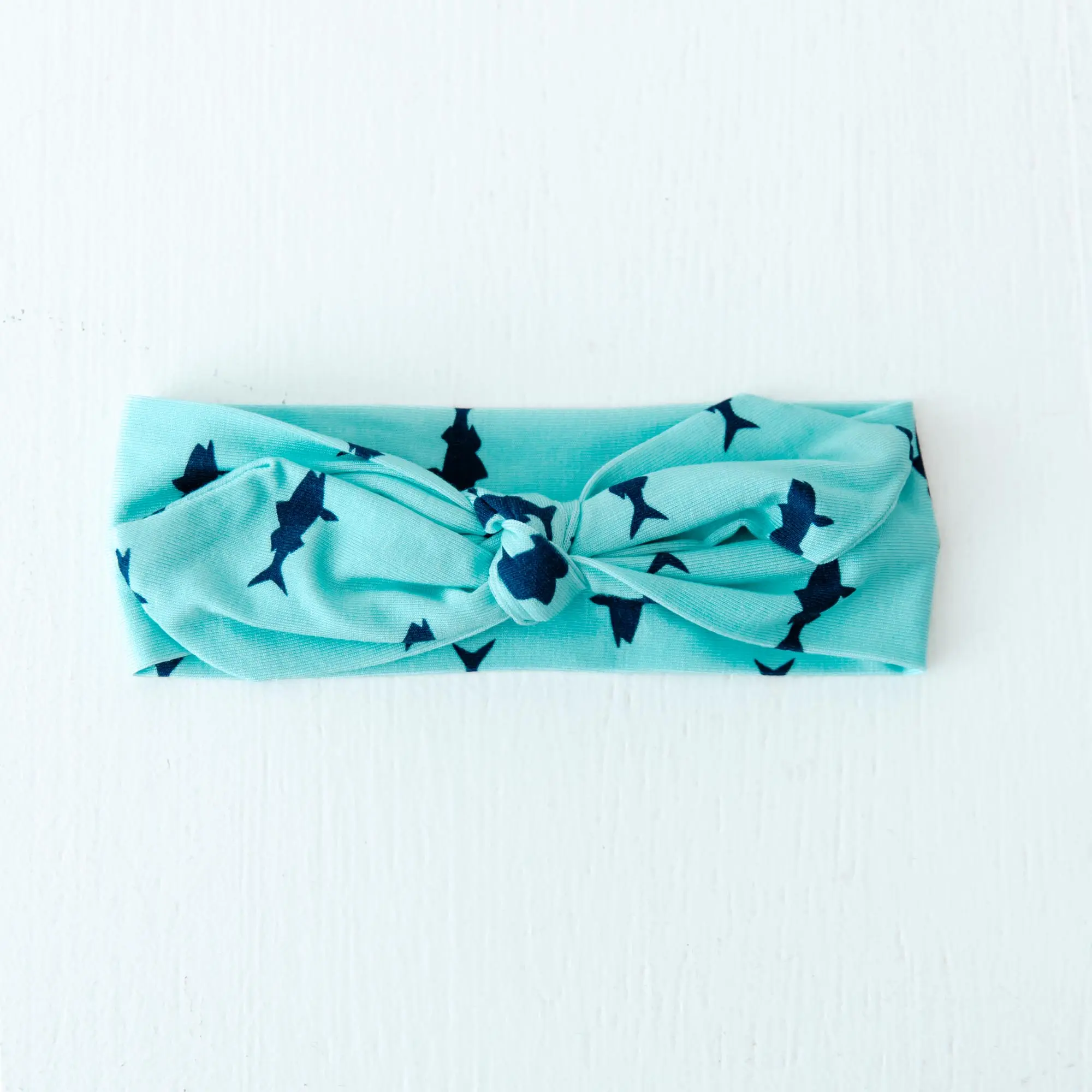 Fish and Ships Topknot Headband