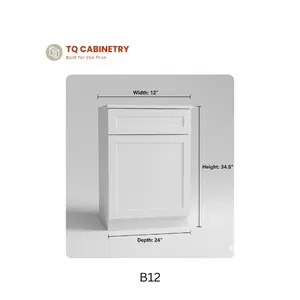 TQ CABINETRY B12 — 1 Door 1 Drawer Base Cabinet