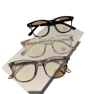 2/3-Pack Computer Blue Light Blocking Glasses for Women & Men, Anti-Eyestrain UV Glare, Photochromic Lenses, Black & Transparent Frames, Spring Hinges Comfort Eyewear tiktokshopspringglowup