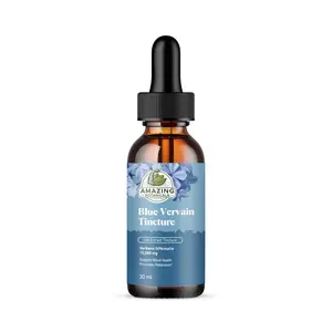 Blue Vervain 10X Extract Tincture – Organic Verbena Hastata Liquid Drops for Calm Mood & Nervous System Support