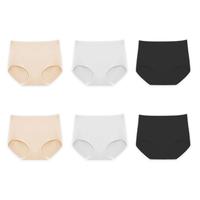 (Six-Piece Pack)Brown + Gray + Black