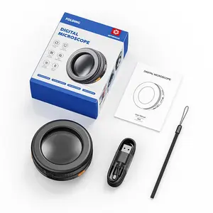 Digital Microscope Magnifier, 500x Zoom USB Compatible Computer, High-Definition Plant Coin Pcb Inspection, Educational Tool