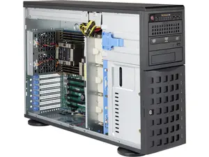 Supermicro CSE-745BAC-R1K23B-SQ 4U tower chassis - supports maximum motherboard sizes up to E-ATX 13.68" x 13"