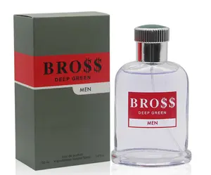 Bro$$ Deep Green Cologne Woody Fragrance for Men | Long Lasting Cologne Aromatic Scent, Eau de Parfum Natural Spray - Great Holiday Gift, 3.4 Fl Oz/100 Ml