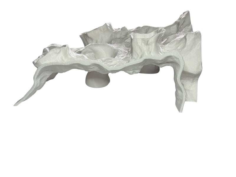 Aquarium Cave Hideout Desert Bluff | Layered Sand Fish Tank Cave | Natural Aquascape Decor