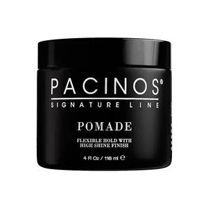 Pacinos Signature Line Pomade - Lightweight Hair Pomade with Moisture Lock & Natural Oils for Sculpted Styles & Glossy Finish on Wavy Straight or Coarse Hair - Hydrated Haircare with High-Shine Finish & Flexible Hold - Nourishing Fragrance Hydrating