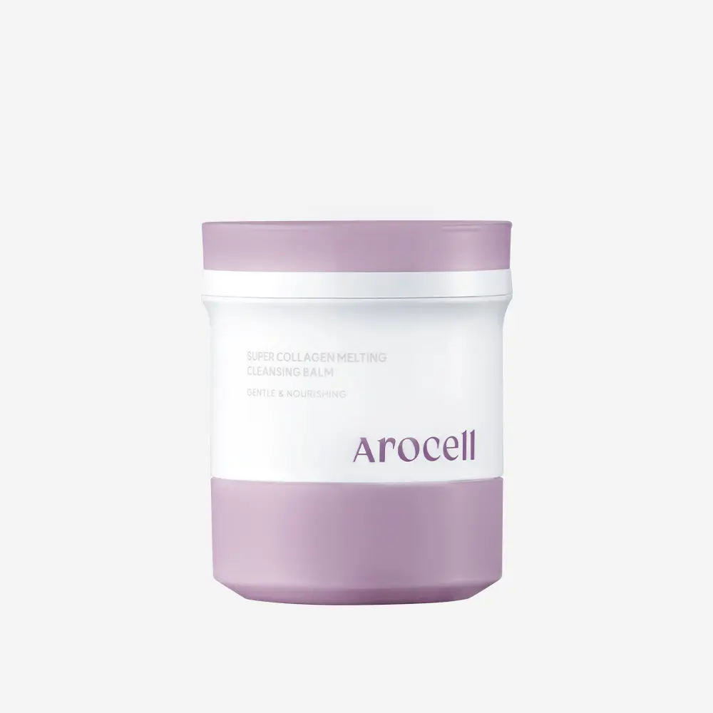 AROCELL Super Collagen Melting Balm 3.53oz – Korean Makeup Remover Balm for Blackhead Care, Deep Pore Care with Peptides Hydration, Nourishing Daily Face Wash Skincare