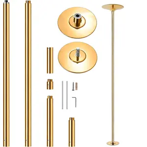 SAYGOGO Professional Dancing Pole Kit, Heavy-Duty Steel Dance Pole, Height Adjustable Removable Spinning Static Dual Mode, Portable Dance Equipment for Home, Studio, Gym and Stage Performance summerwins