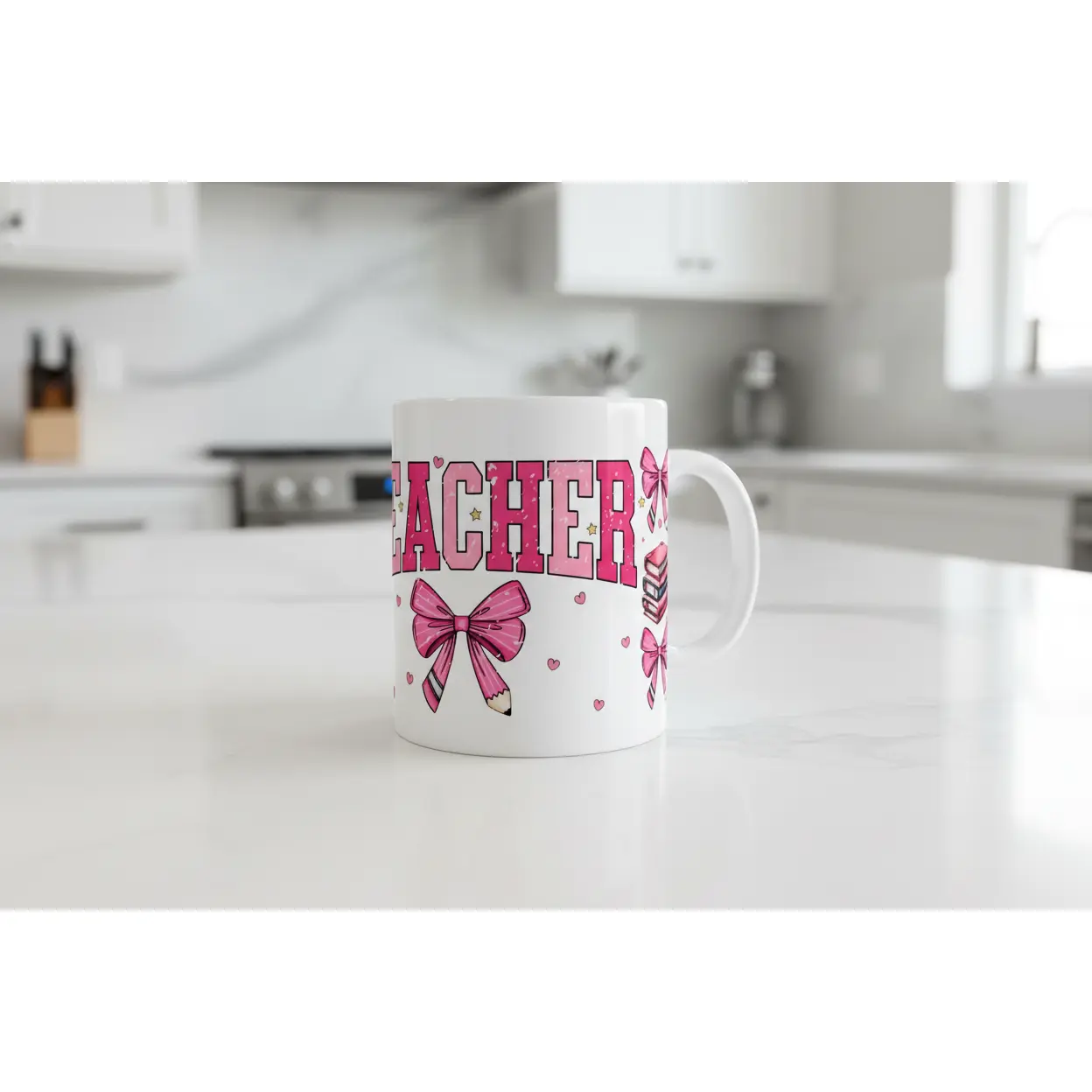Pink Teacher - UVDTF Wrap for cups/hard surfaces