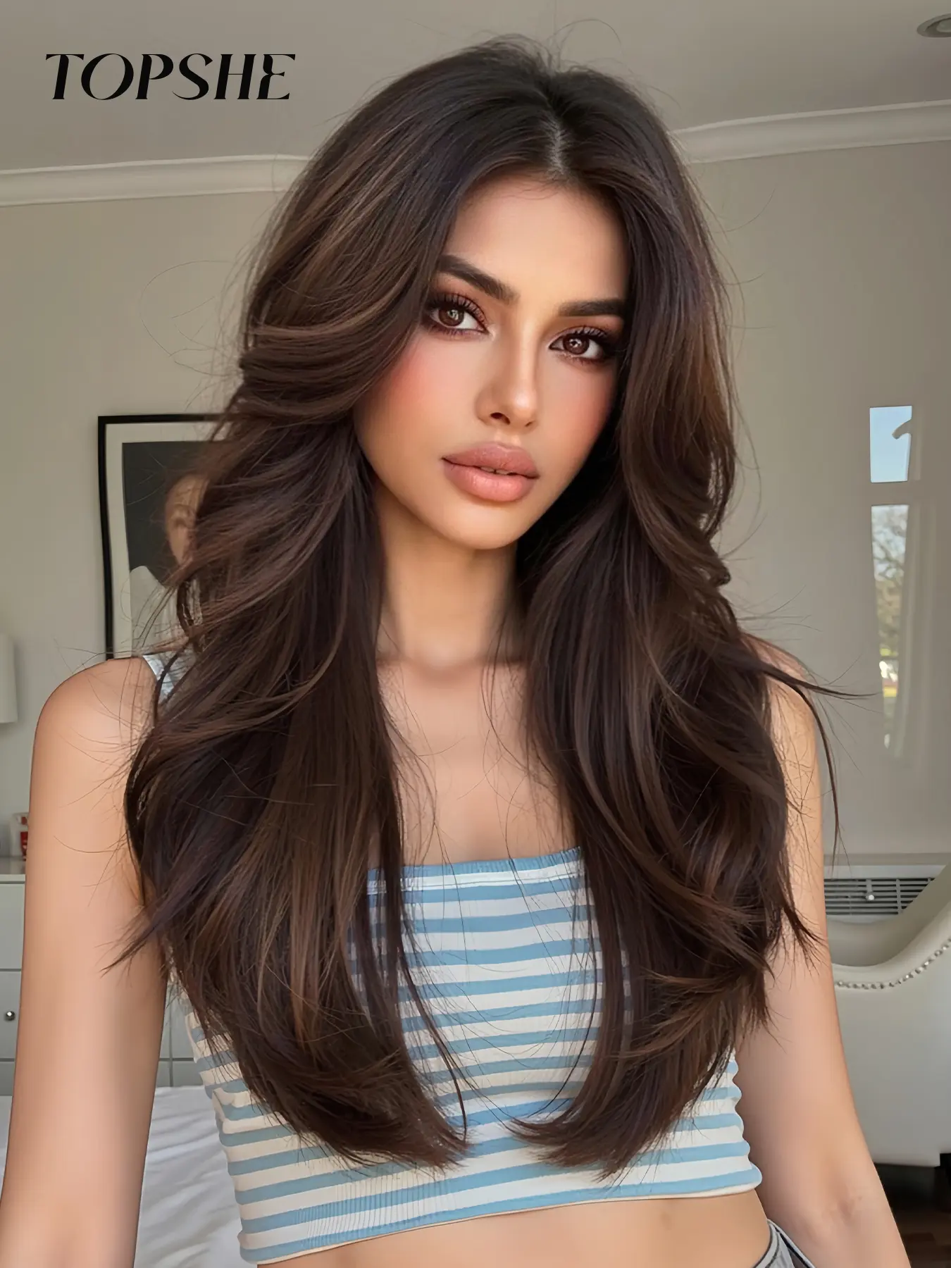 Women's Medium Curly Wig, Lace Front Synthetic Hairpiece, Natural Look & Comfortable Fit for Fall Winter Season, Natural Looking Wigs