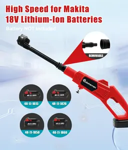 (Battery Not Included)Cordless Car Power Washer for Milwaukee 18V Battery, 900 PSI Handheld High Pressure Washer with 6 in 1 Nozzle for Car Cleaning
