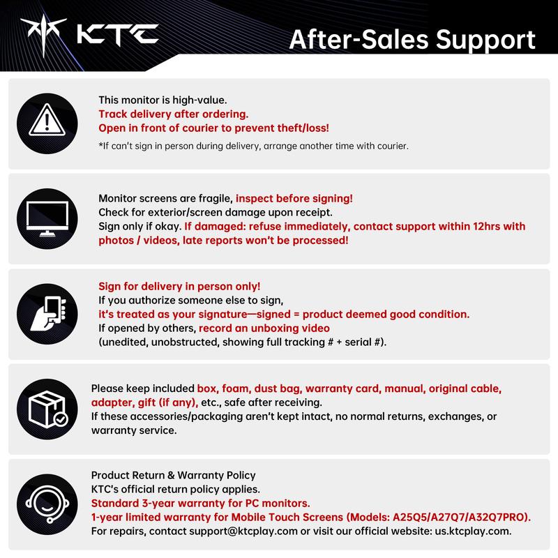 KTC 25'' 1080p MegPad A25Q5 Portable TV Touchscreen Monitor, Qualcomm 8-core CPU 8GB+128GB, Android 14, Google EDLA Certification, 8MP Camera, 2*8W+2*4W Speakers, Remote Control, Built-in Battery 5000mAh+Wi-Fi 5