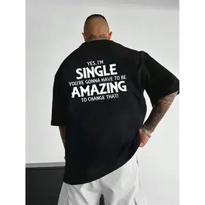 Casual Funny Single Life Tee – 'Yes I'm Single' Shirt for Men and Women