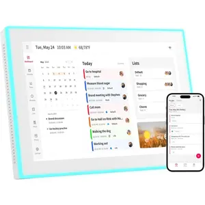 Calendar: 10.1-inch Wall Planner Digital Calendar & Chore Chart With LED Reminder,  Touchscreen Interactive Display for Family Schedules, Hearth Display Digital Calendar,  for Organizing Your 2026 Year