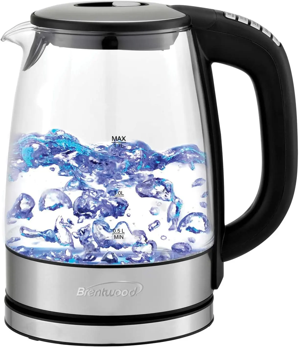 BRENTWOOD 1.7L CORDLESS ELECTRIC KETTLE Black